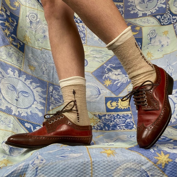 John Fluevog BrownItalian Leather Oxfords - Picture 3 of 5